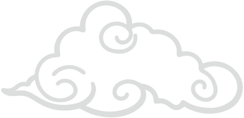 Chinese Smoke cloud icon
