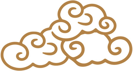 Chinese Cloud Outline icon
