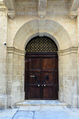 Fototapeta premium Multicoloured door in Valletta, Malta