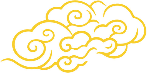 Chinese New Year cloud icon

