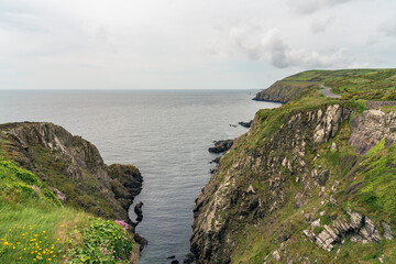 The Irish Sea coast near Douglas, Isle of Man