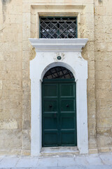 Multicoloured door in Valletta, Malta