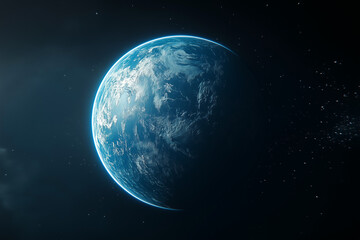 Fototapeta premium Blue Earth Concept Background
