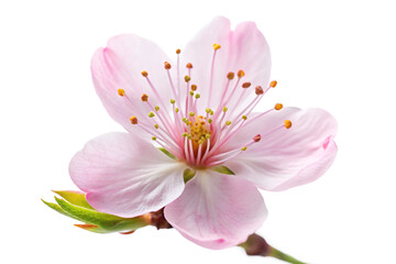 magnolia flower isolated on white