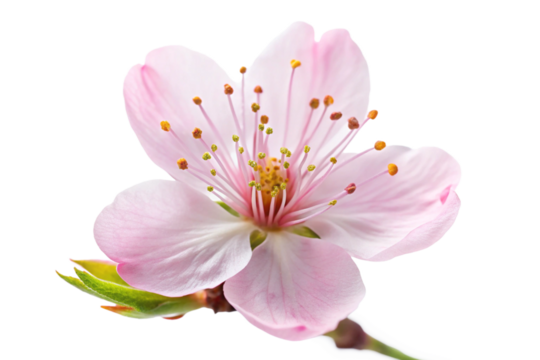 magnolia flower isolated on white