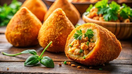 Brazilian Coxinha Recipe: Crispy Croquette Photography - High-Resolution Images
