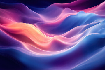 Obraz premium Colorful abstract wave pattern background.