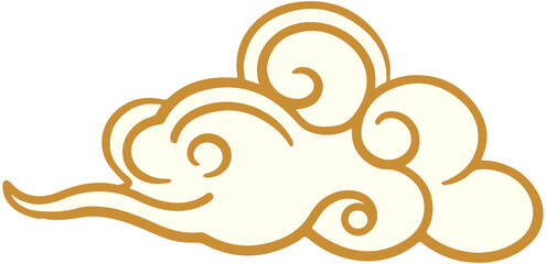 Chinese New Year cloud icon
