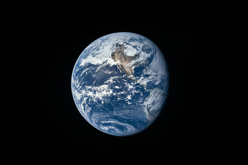 Naklejka premium Blue Earth Concept Background