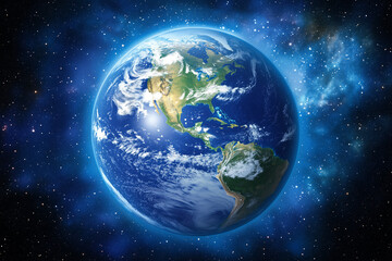Blue Earth Concept Background