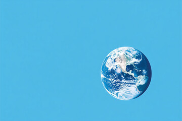 Blue Earth Background Image