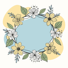 ornament decorative creative floral frame