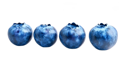 Blueberry fruit on a transparent background. isolated background.