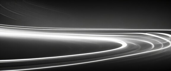 Gray Light glowing shiny lines effect vector background