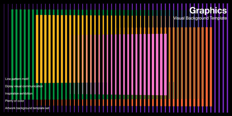 Square pattern line graphic design symmetry pattern mosaic geometric abstract pattern set colorful repeat flat minimal modern vertical line pattern background banner wallpaper deco geometric abstract