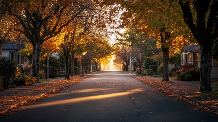 Serene Morning Scene with Soft Light Filtering Through Trees Generative AI