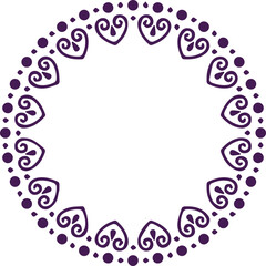 Beautiful flower art and mandala vector design