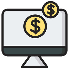 Obraz premium Online Payment Icon