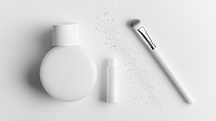 Gentle Makeup Remover for Clean & Clear Skin - Isolated on White Background