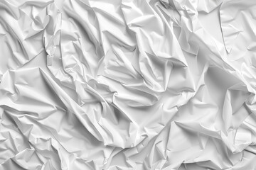 Obraz premium Closeup of a crumpled blank sheet of old paper with a rough, textured surface, perfect for vintage designs and backgrounds.