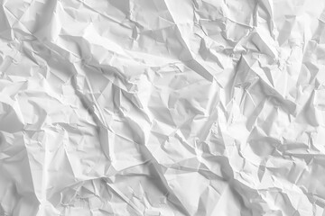 Obraz premium Closeup of a crumpled blank sheet of old paper with a rough, textured surface, perfect for vintage designs and backgrounds.
