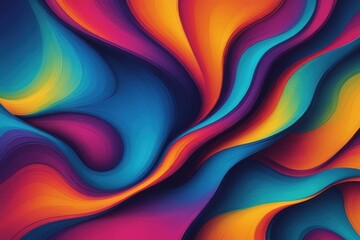 Obraz premium abstract gradient colors background, bright colorful pattern, blank web site design, digital screen or display template for apps, mobile phones and computers, graphic texture