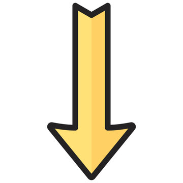 recommend clip art: Down Arrow Icon