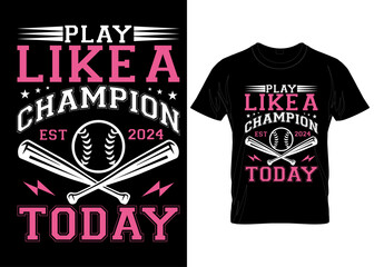 Tennis baseball  modern stylish vector custom t ahirt design template