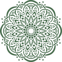 Beautiful flower art and mandala vector design