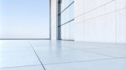 Obraz premium empty white room