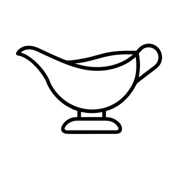 recommend clip art: gravy boat icon, mental health day line art, mental health day icon - simple black line art icon of gravy boat, for mental health day celebrations. mental health day vector art.