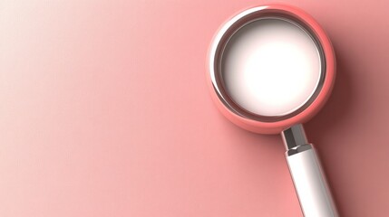 magnifying glass and search bar concept