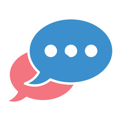 speech bubble sign symbol vector color icon