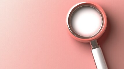 magnifying glass and search bar concept