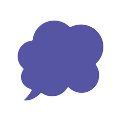 speech bubble sign symbol vector color icon