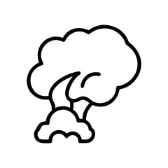 smoke rising icon, bonfire night line art, bonfire night icon - simple black line art icon of smoke rising, for bonfire night celebrations. bonfire night vector art.