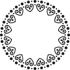 Beautiful flower art and mandala vector design