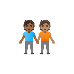 Two People Holding Hands Emoji
