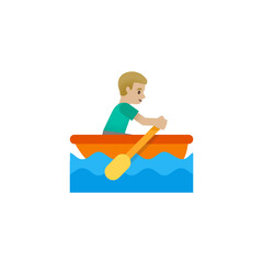 Person Rowing Boat Emoji
