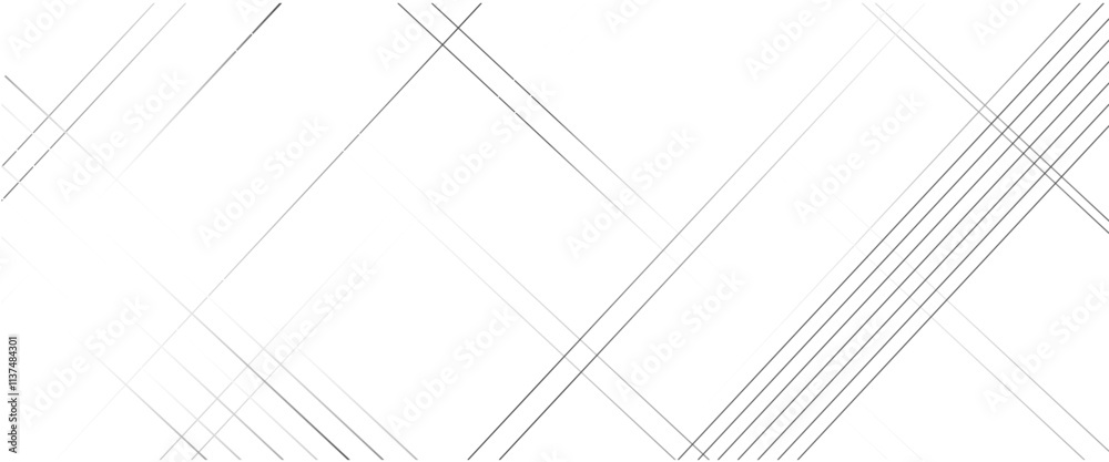 Poster Abstract white and gray vector wave elegant striped diagonal line technology concept web texture background. geometric modern or simple minimal line vector.