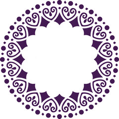 Beautiful flower art and mandala vector design