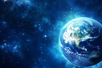 Obraz premium Blue Earth Background Image