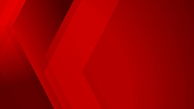 red abstract background modern style looping animated geometric shape