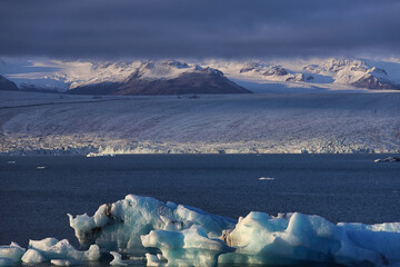 Glacier de Jökulsárlón (Islande)