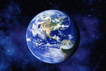 Blue Earth Background Image