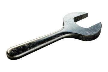 Wrench repair action in workshop tool maintenance close-up