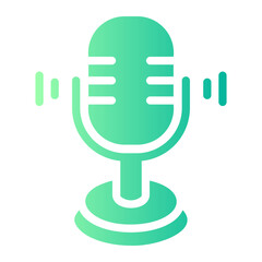mic Gradient icon