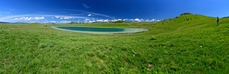 Obraz premium Teufelssee (Gletschersee) // Vražje lake (Vražje jezero), Durmitor-Nationalpark, Montenegro
