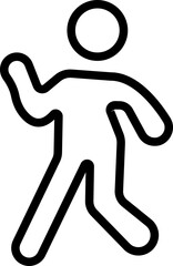 Dancing People Icon, Trendy Dances, Tango, Twerking, Breakdance, Happy dancing people icons. Modern dance class vector silhouette symbols, Disco dance lifestyle, isolated on transparent background.