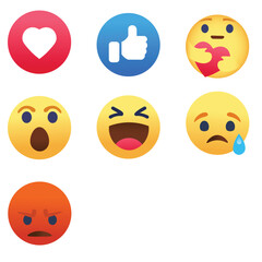 Social Media Emoji Vector